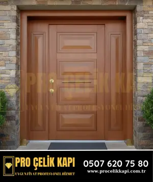 Bayraklı Villa Kapısı - Model 1