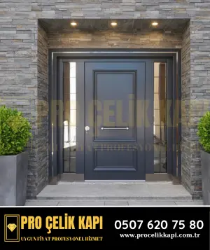 Bayraklı Villa Kapısı - Model 16